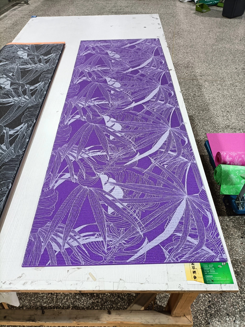 MAT YOGA ESTAMPADO PVC 6MM 173*61 08045-20 Violeta