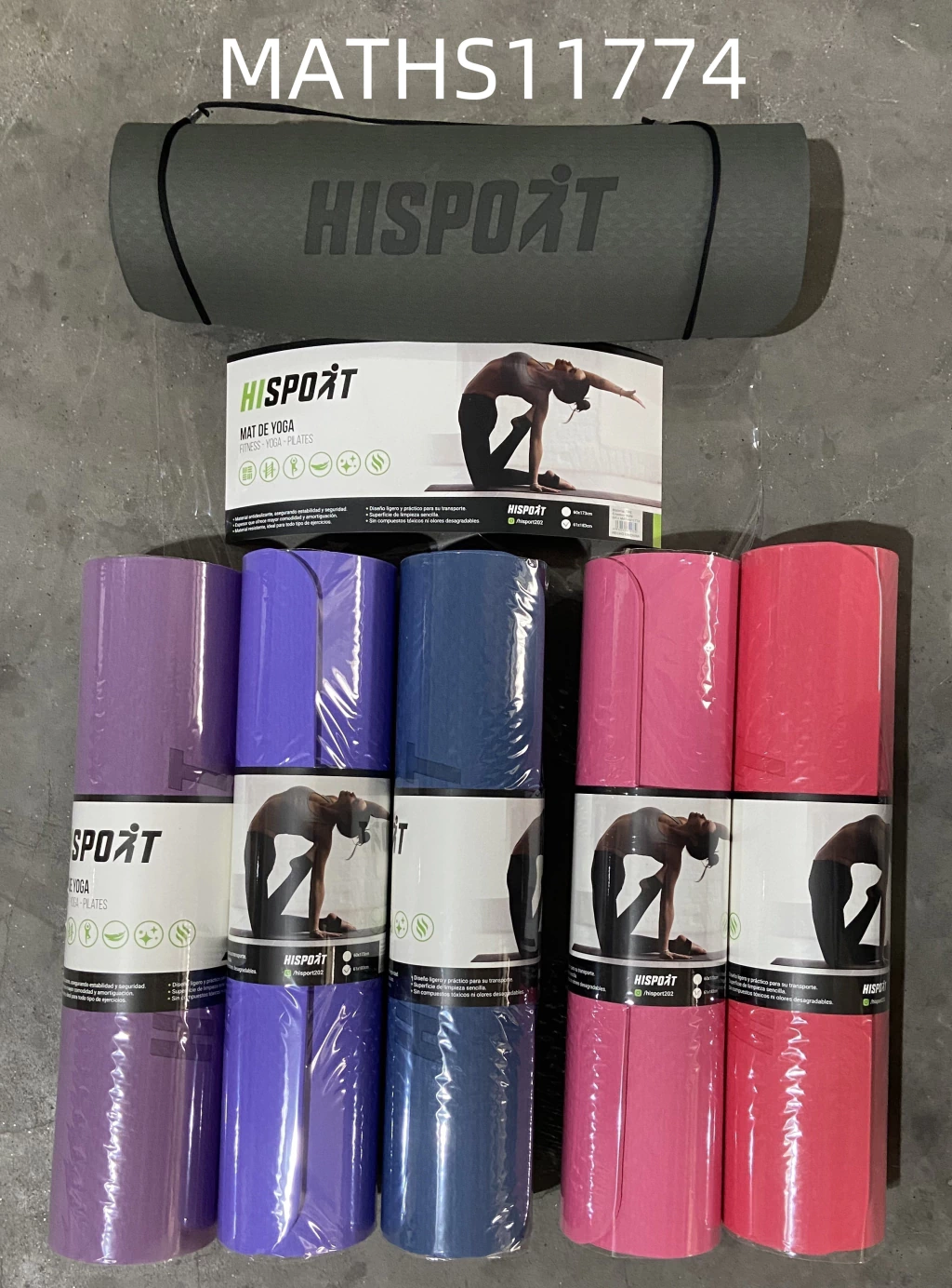 MAT YOGA TPE 8MM 183*61 11774-12