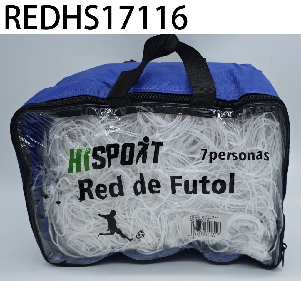 RED DE FUTBOL POLIETILENO 7 PERSONAS 17116-10