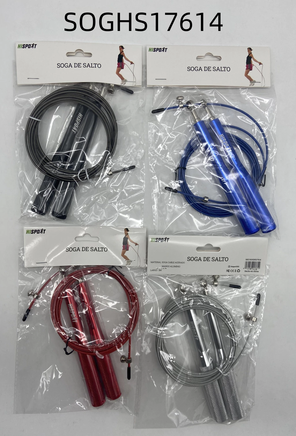 SOGA CABLE CON MANGO ALUMINIO 3M 17614-100
