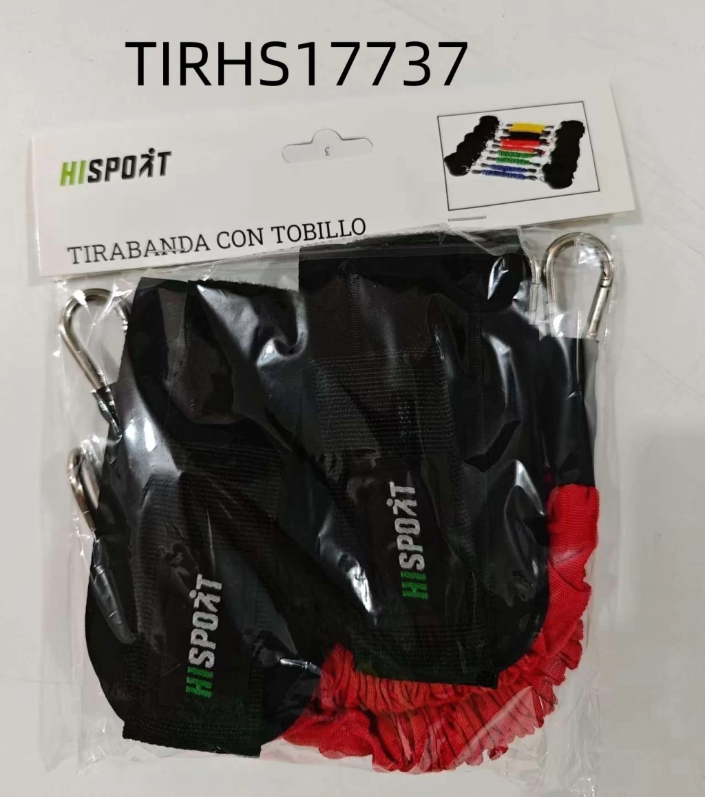 TIRABANDA CON TOBILLO LÁTEX ROJO 25LB 17737-50