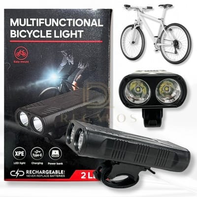 LUZ BICI DOBLE LIGERA BN1796 3 FUNCIONES