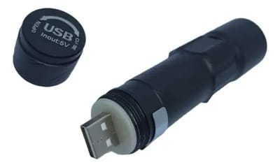 LINTERNA USB METAL