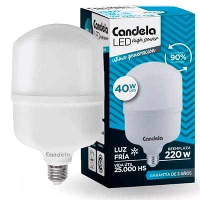 LÁMPARA LED 40W LUZ FRÍA