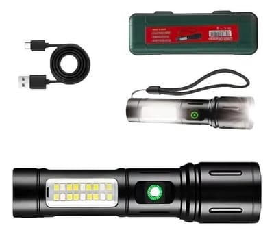 LINTERNA METAL RECARGABLE