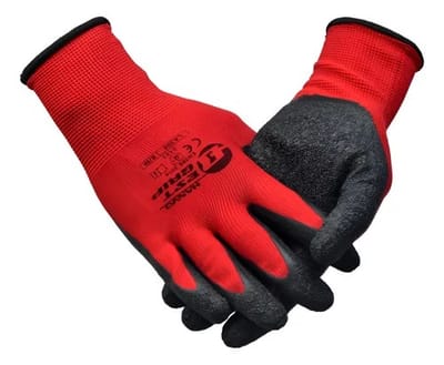 GUANTE ROJO Y NEGRO