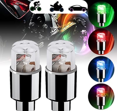 TAPA VALVULA LED MOTO AUTO BICI
