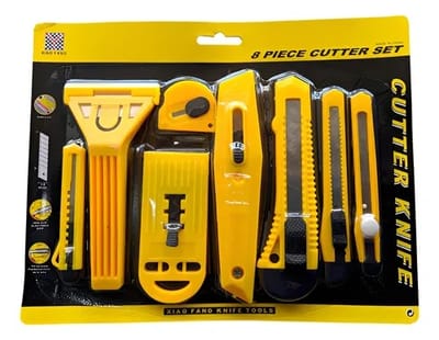 556-A KIT DE CUTTERS CON RASPIN X 8 UNIDADES