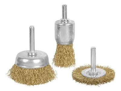 CEPILLOS PARA TALADRO X3
