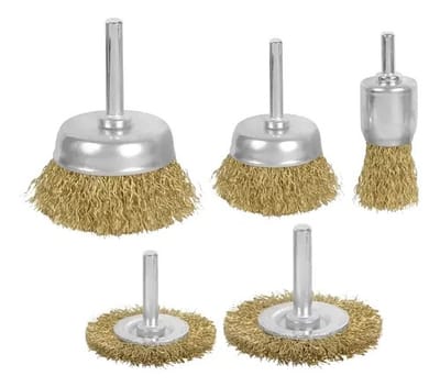 CEPILLOS PARA TALADRO X5