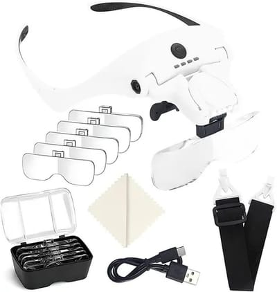 LENTES CON LUPA CON 5 MEDIDAS
