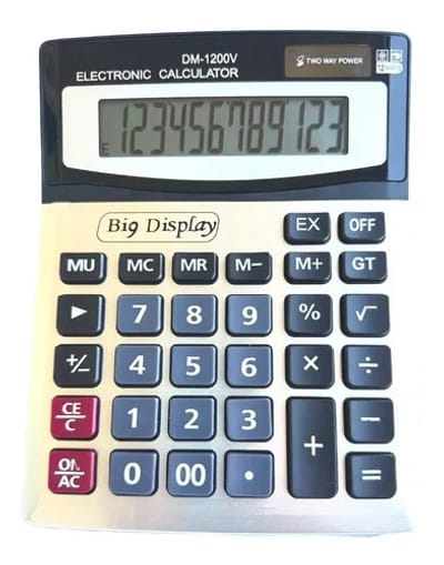 CALCULADORA METÁLICA