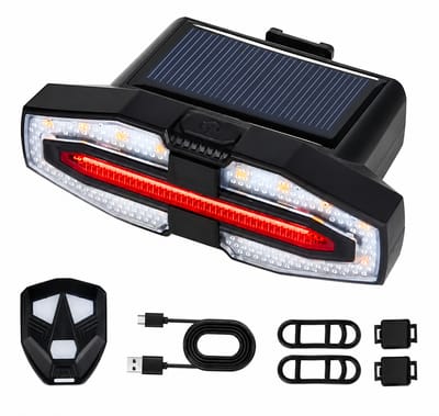LUZ GUIÑO/GIRO SOLAR PARA BICI