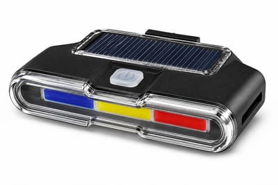 LUZ TRASERA SOLAR PARA BICICLETA RECARGABLE