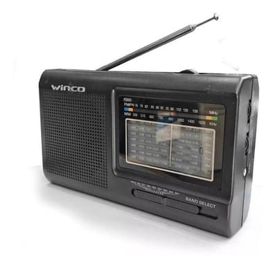 RADIO WINCO DUAL AM/FM GRANDE PILA O 220V