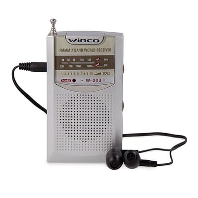 RADIO WINCO AM/FM BOLSILLO CON AURICULAR