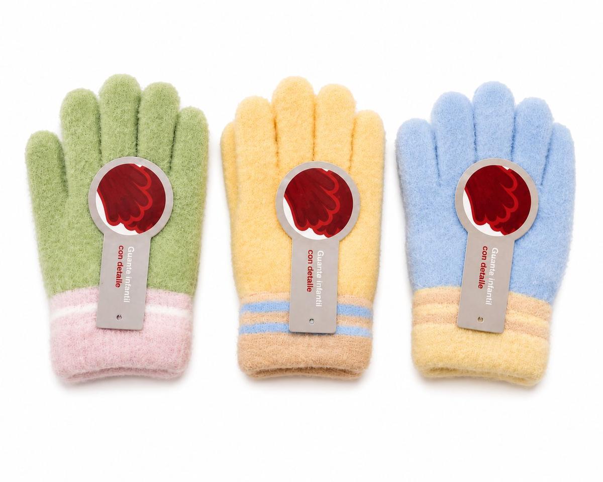 GUANTES INFANTILES 100% POLIESTER 38238-1 302115