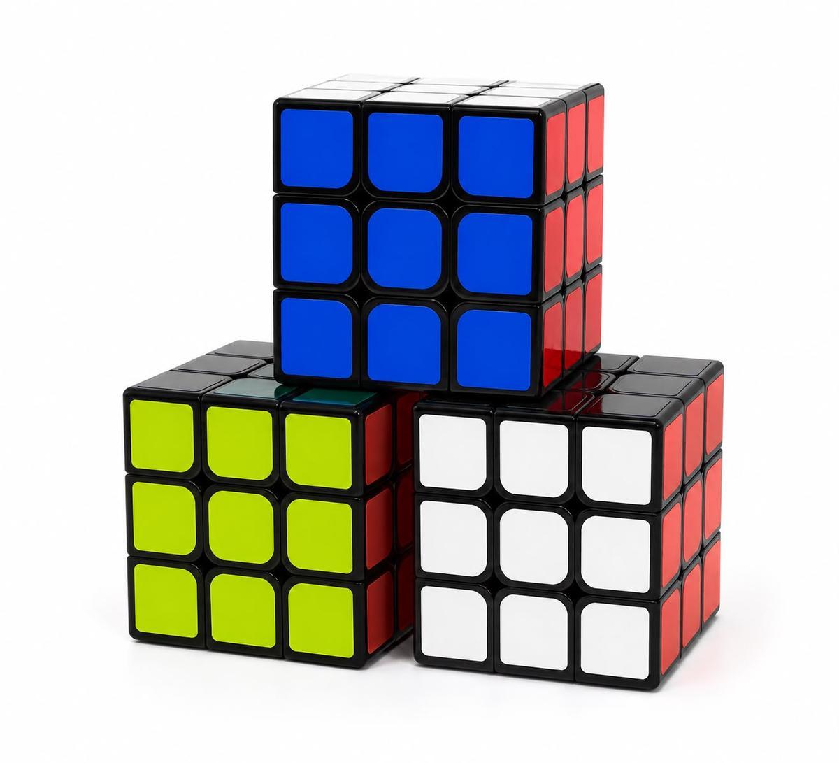 CUBO MAGNETICO NEGRO Y FLUO DE 5.5CM APROX CH25-25815-1