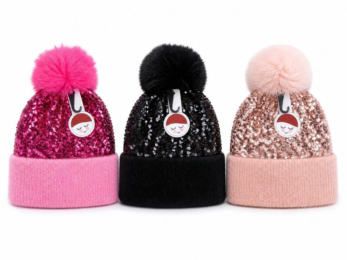GORRO C/LENTEJUELAS SUPER BRILLANTES SURTIDO 304583
