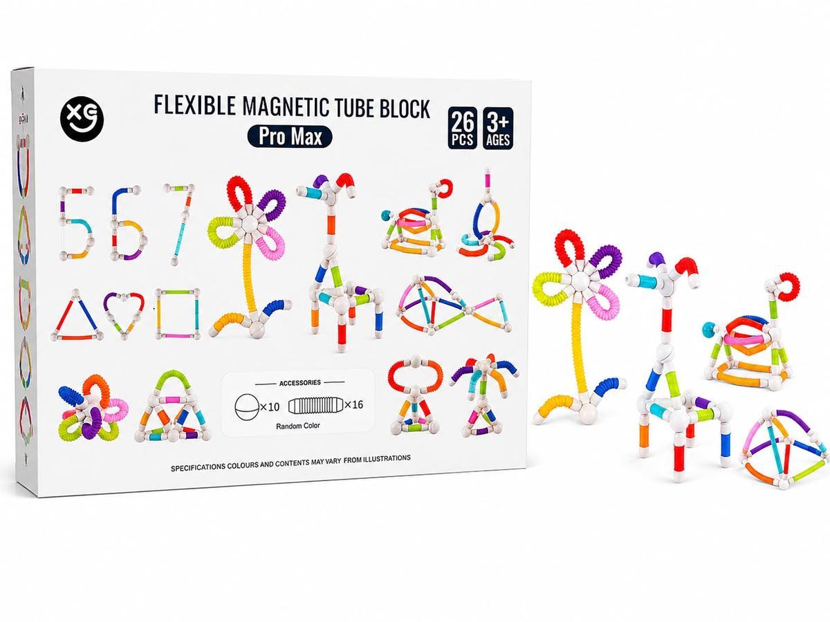 JUEGO MAGNETICO TELESCOPICAS 26PCS SDD-26-0025