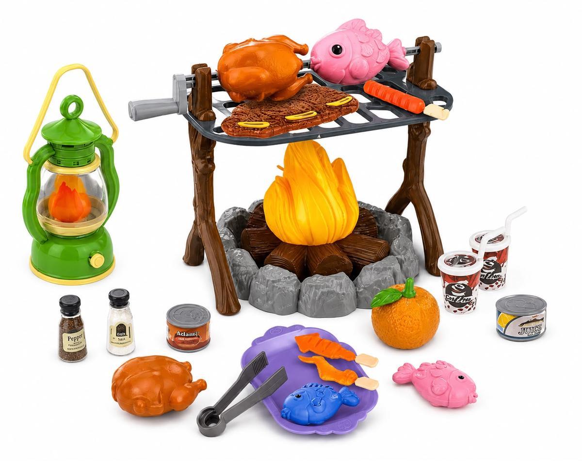 SET DE CAMPING CON BOLSA LUZ Y SONIDO JY-26-557