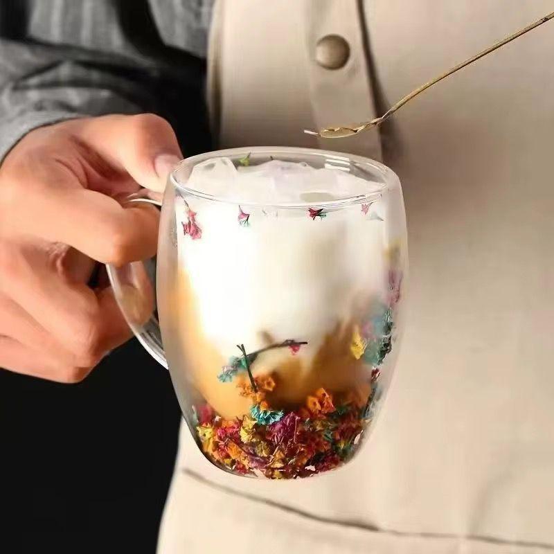TAZA DE VIDRIO DOBLE PARED