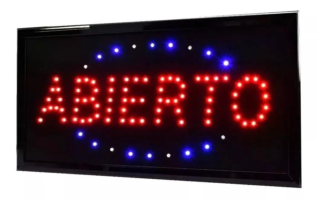 CARTEL ABIERTO LED VS-01V