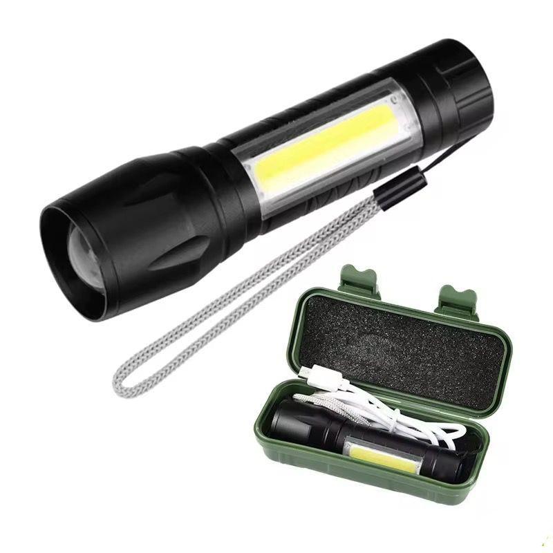 LINTERNA TACTICA CAJA VERDE CHICA EX0102