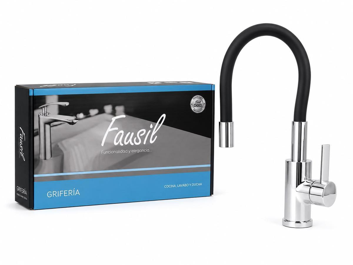 CANILLA FLEXIBLE MONOCOMANDO