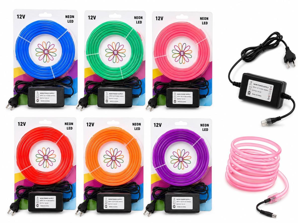 TIRA NEON SURTIDO COLORES FUENTE HT-08C
