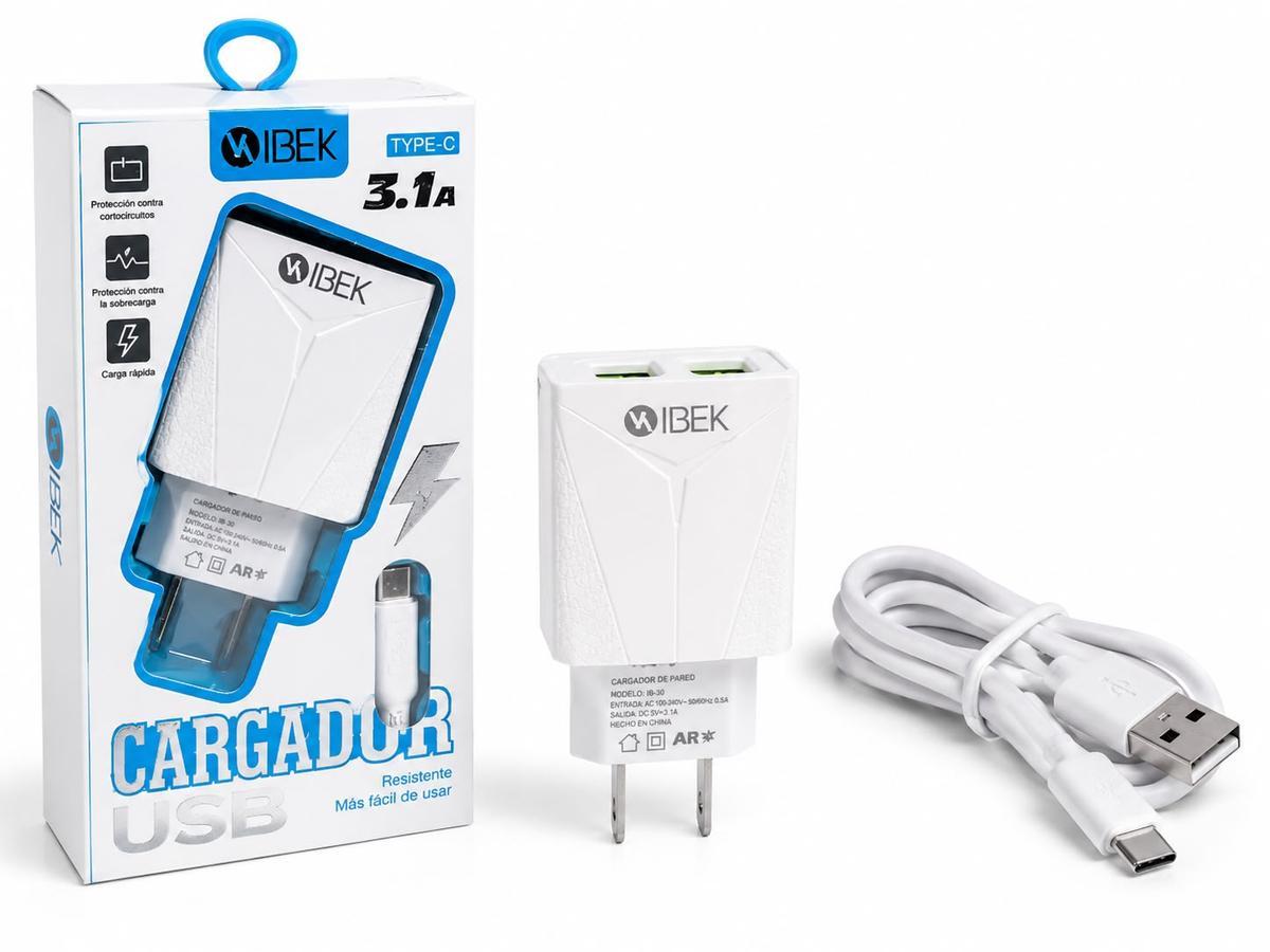 CARGADOR 3.1A TIPO C EX01309