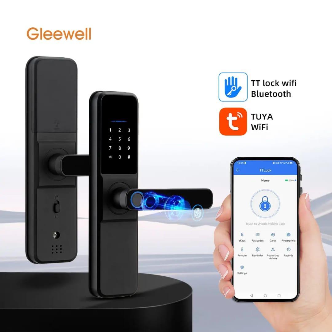 CERRADURA DIGITAL CON APP / HUELLA / BTH WIFI J