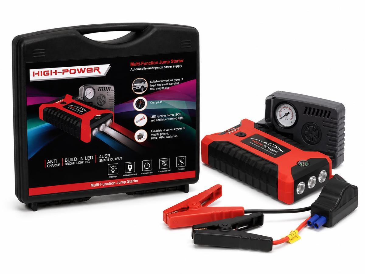ARRANCADOR DE AUTO COMPRESOR INALAMBRICO
