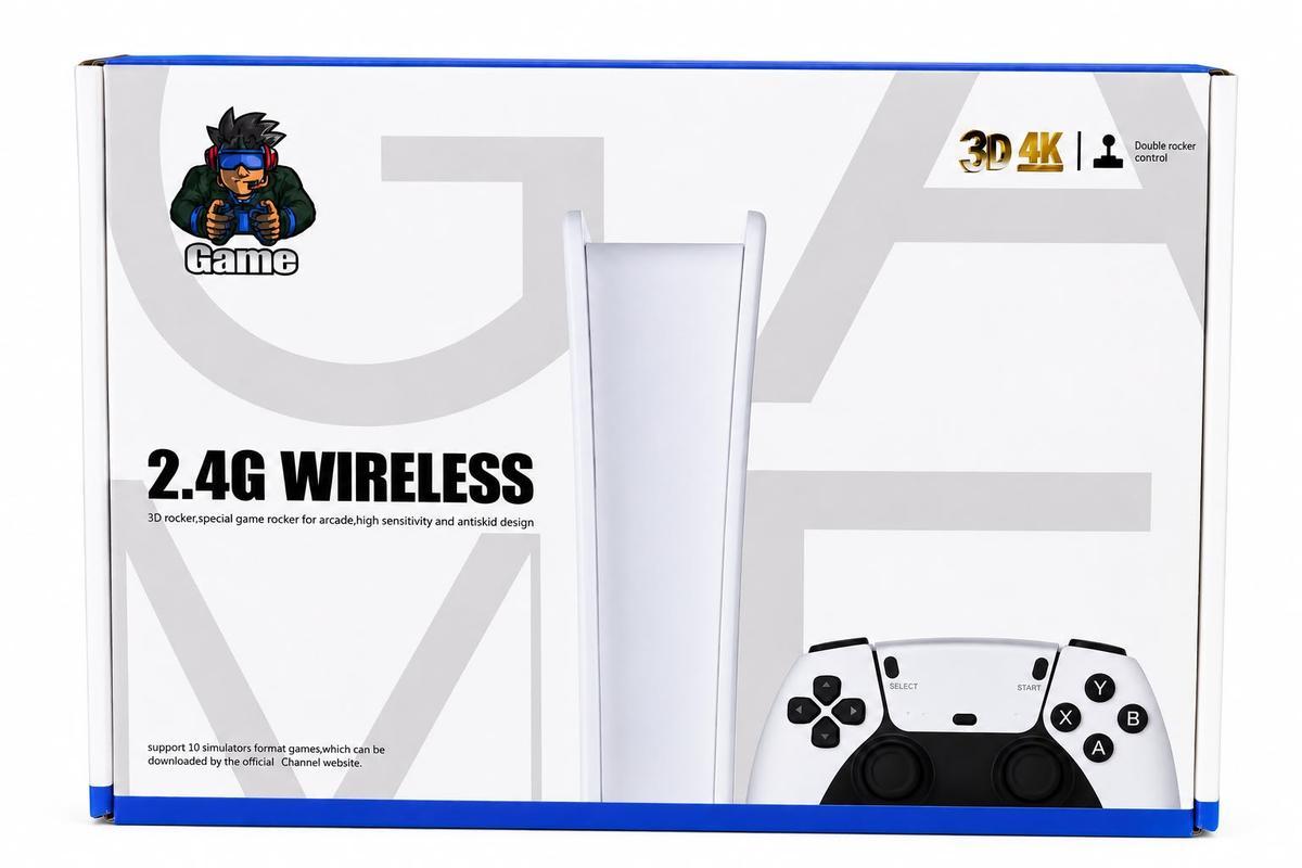 CONSOLA DE JUEGOS RETRO BLANCA FULLHD C/2 JOYSTICK M15