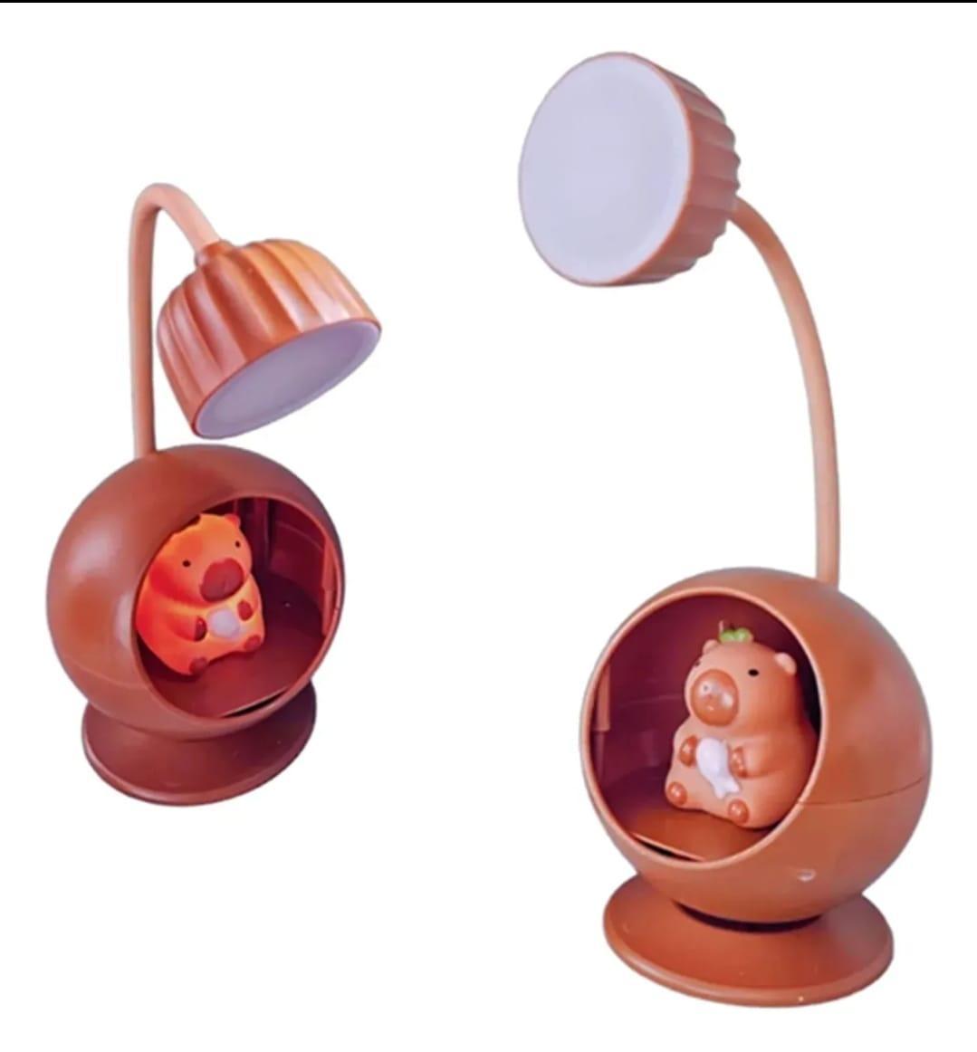 LAMPARA VELADOR LUZ LED CAPIBARA SKG-07
