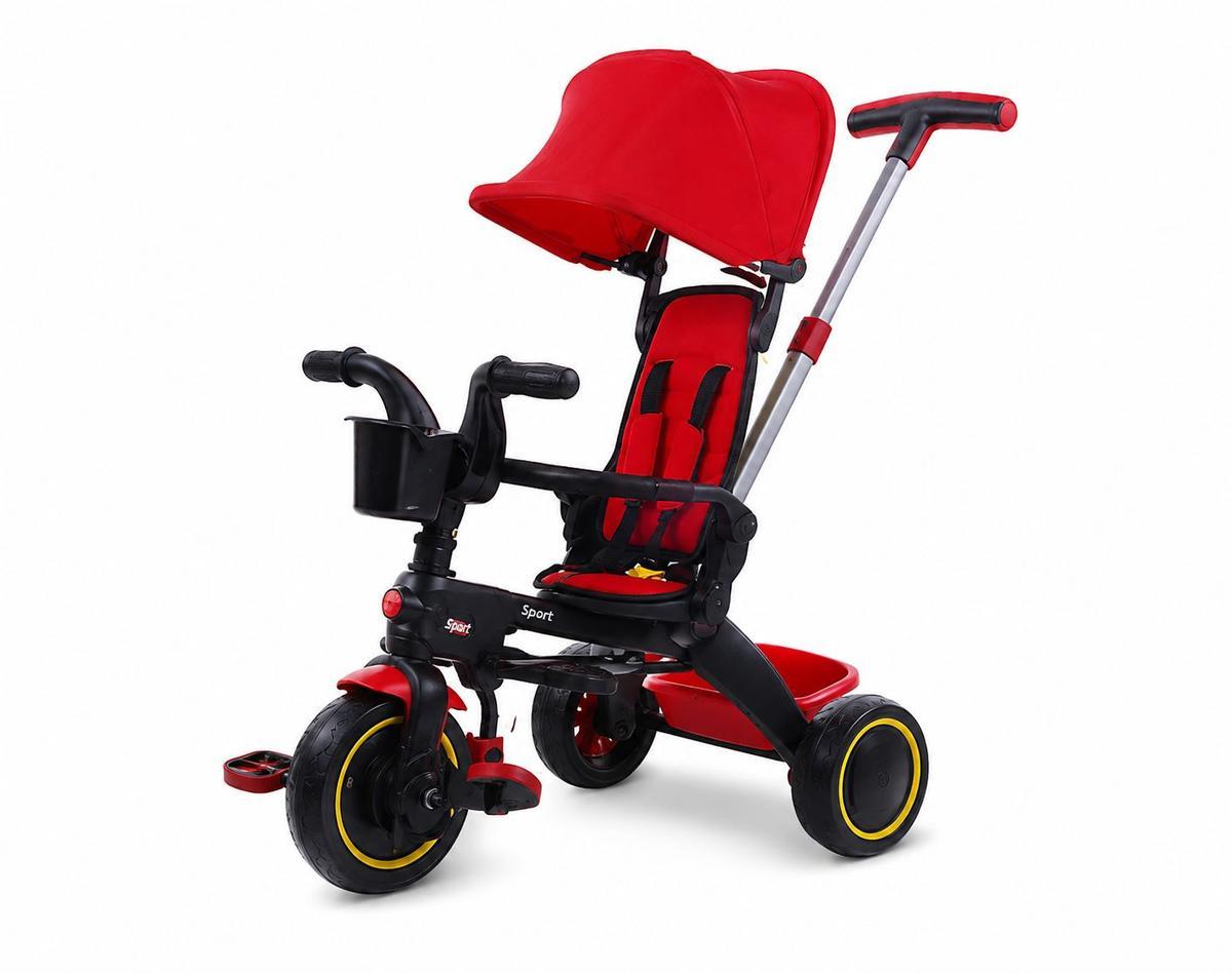TRICICLO DE BEBE PLEGABLE CON TECHO