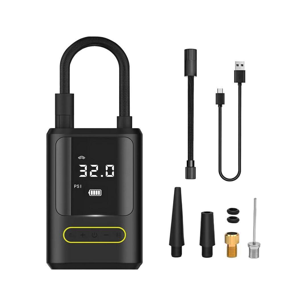 COMPRESOR INALAMBRICO CON LINTERNA DE 80W