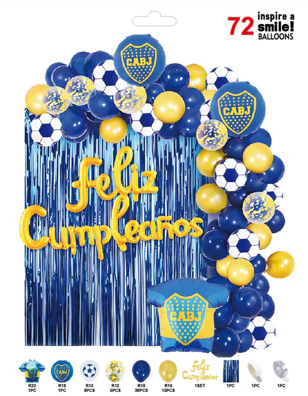 KIT FELIZ CUMPLEAÑO BOCA