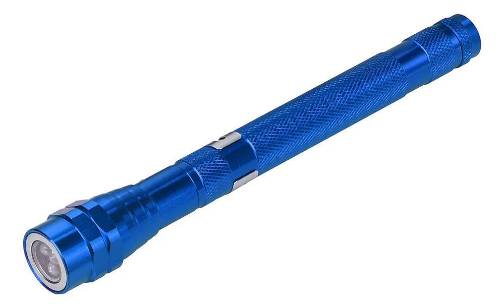 LINTERNA TELESCÓPICA FLEXIBLE 3 LED CON IMÁN Y GANCHO