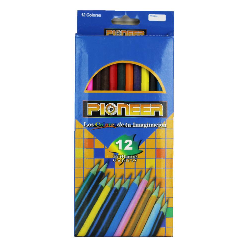 LÁPICES DE COLORES LARGOS X12