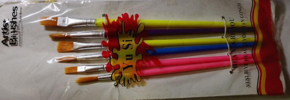 PINCELES ESCOLARES X 6