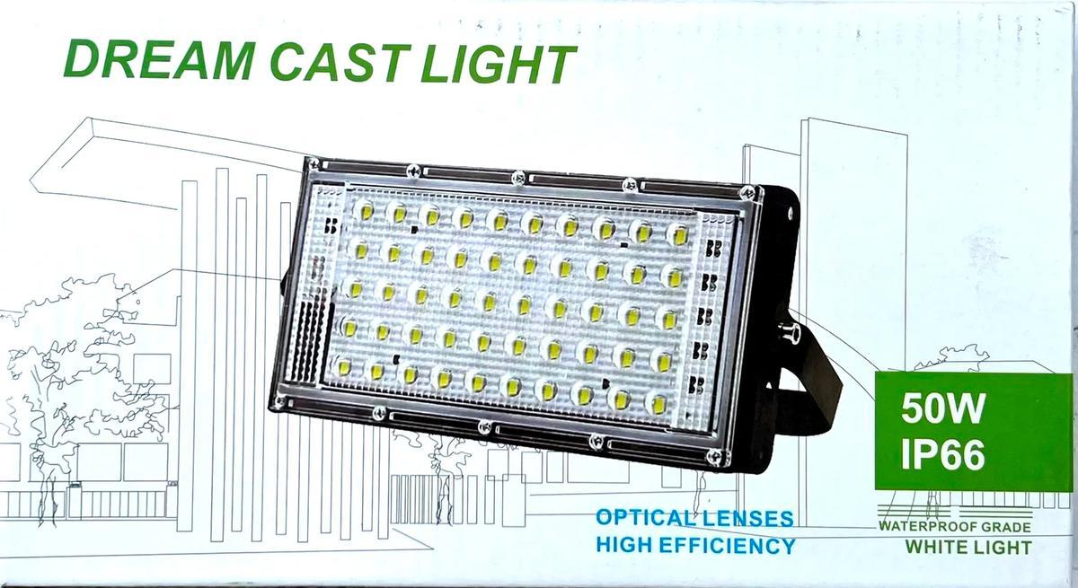 REFLECTOR LED 50W-50 LEDS LUZ BLANCO DÍA NEUTRO 6000K 220V IP66